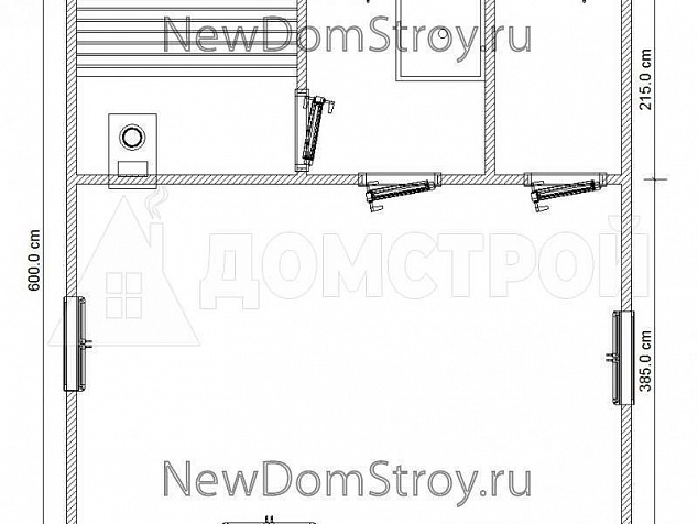 Планировка бани