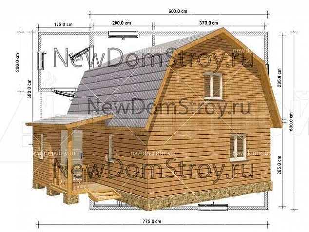 Проект дома Д36